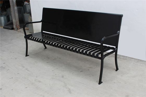 Decorative Advertising Customized Outdoor Furniture Bench For Public Garden Street