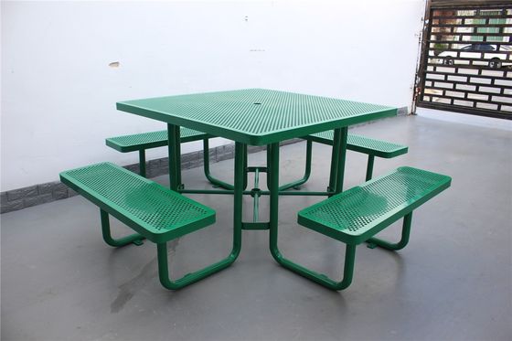 2040mm Length Outdoor Table Benches Weather Resistant Anti Rust