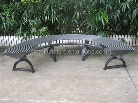 Cast Iron Metal Tree Surround Bench With Polyester Powder Coating