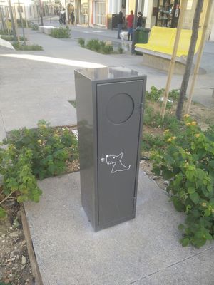 Mild Steel Outside Outdoor Recycling Bins With 4 Compartments Sustainable