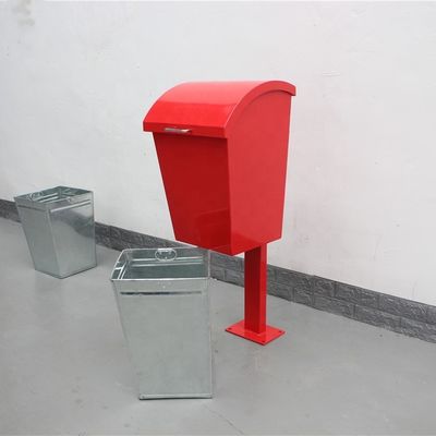 Cute Mild Steel Dog Waste Bin Can With Surface Mounted Wall Mounted Type