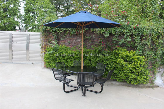 Modern Outdoor Patio Umbrellas , Courtyard Outdoor Garden Parasol 2.7M