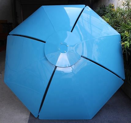 Commercial Aluminum Outdoor Patio Umbrellas 2342mm Height OEM ODM