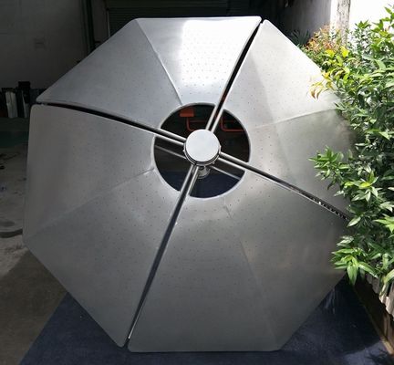 Commercial Aluminum Outdoor Patio Umbrellas 2342mm Height OEM ODM