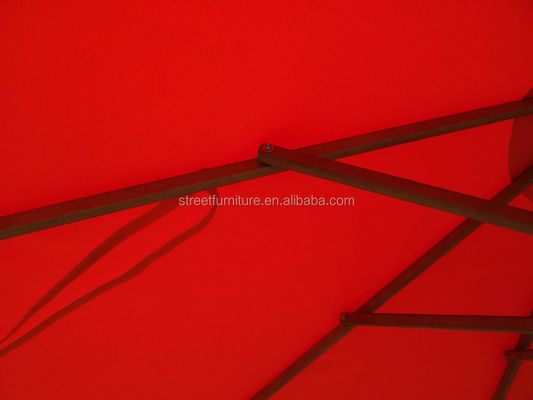 Modern Street Outdoor Patio Umbrellas Flange Surface Mounted Type