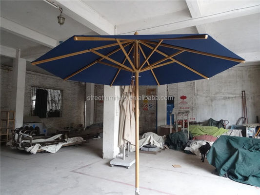 Modern Street Outdoor Patio Umbrellas Flange Surface Mounted Type