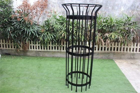 Outdoor Metal Tree Guards Powder Coated Steel Pipe Material For Garden Fence