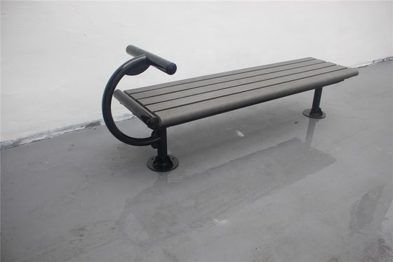 Outdoor Recycled Plastic Backless Bench For Playground Sit Up Workout