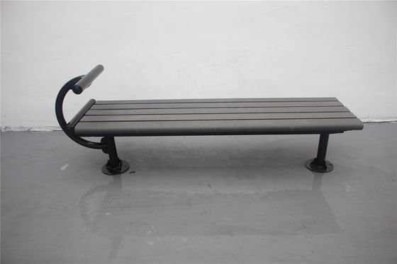 Outdoor Recycled Plastic Backless Bench For Playground Sit Up Workout