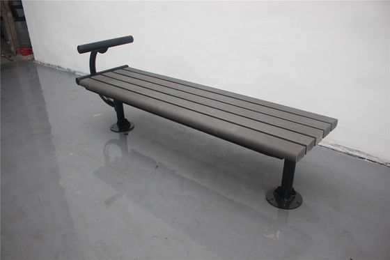 Outdoor Recycled Plastic Backless Bench For Playground Sit Up Workout