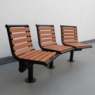 Recycled Plastic 3 Seater Garden Bench , Outdoor Curved Park Bench