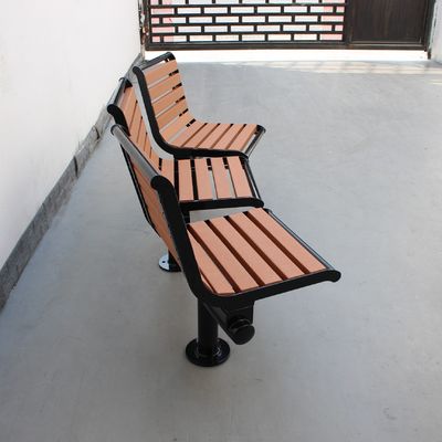 Recycled Plastic 3 Seater Garden Bench , Outdoor Curved Park Bench