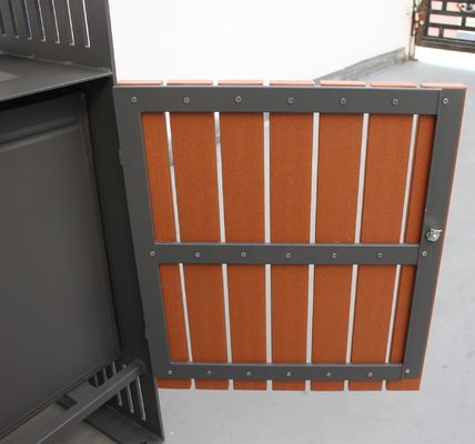 70L Outdoor Recycle Garbage Cans Recycle Plastic HDPE Material With Ashtray