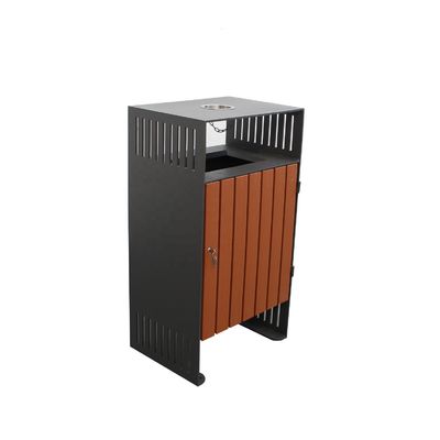 70L Outdoor Recycle Garbage Cans Recycle Plastic HDPE Material With Ashtray