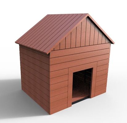 Waterproof Outdoor Pet House Steel And Plastic Wood Material Comfortable For Dog