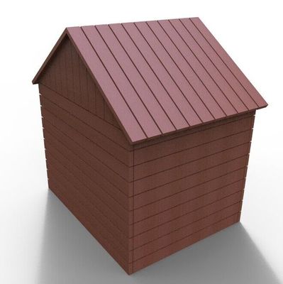 Waterproof Outdoor Pet House Steel And Plastic Wood Material Comfortable For Dog