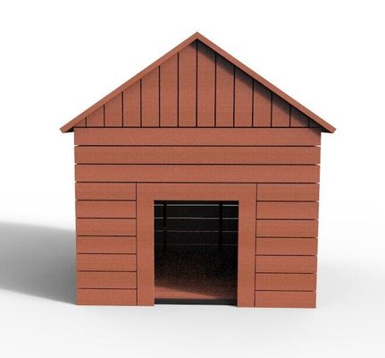 Waterproof Outdoor Pet House Steel And Plastic Wood Material Comfortable For Dog