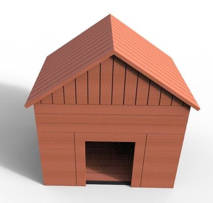 Waterproof Outdoor Pet House Steel And Plastic Wood Material Comfortable For Dog