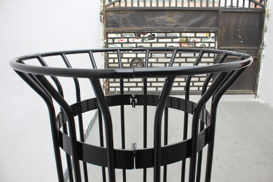 Heavy Duty Tubular Metal Tree Guards Powder Coated Steel Material