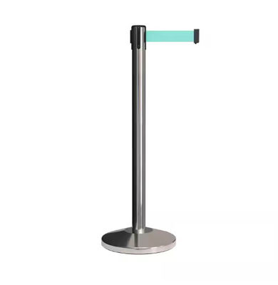 Crowd Control Barrier Posts With Retractable Belt , Event Queue Column Stand