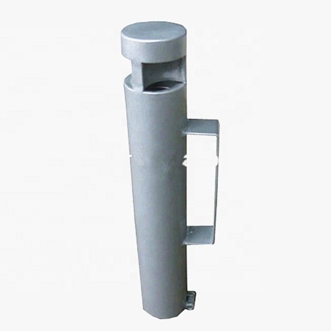 Wall Mounted Metal Outdoor Cigarette Ashtray With Zinc Spraying Powder Coating Finish
