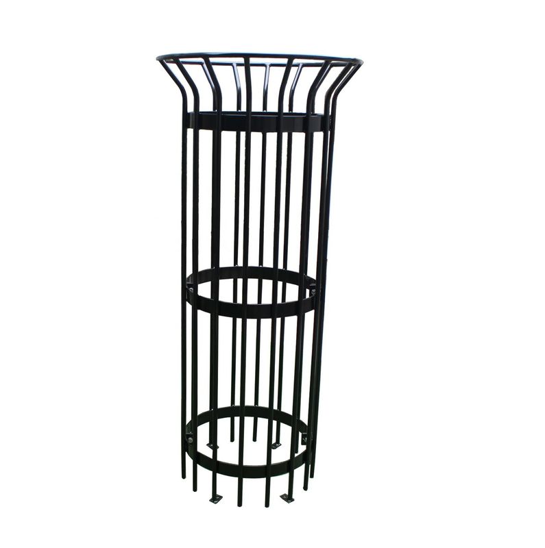 Outdoor Metal Tree Guards Powder Coated Steel Pipe Material For Garden Fence