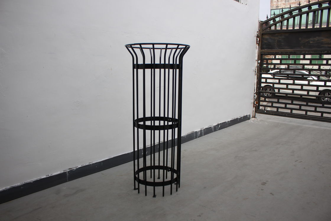 Heavy Duty Tubular Metal Tree Guards Powder Coated Steel Material